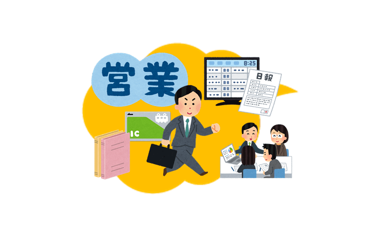 複数のサンプルアプリを組み合わせた営業部向けの構成イメージ