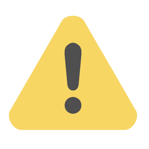 注意喚起のアイコン