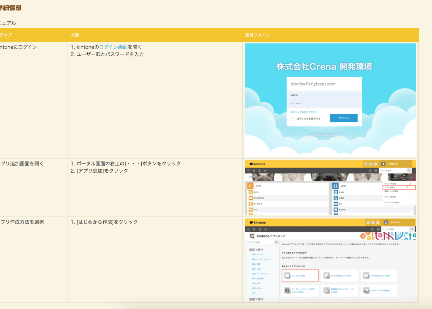 マニュアルアプリで手順を閲覧する画面のイメージ